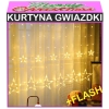 Kurtyna Świetlna z Gwiazdkami LED +Flash Lampki Świąteczne CB