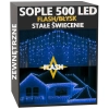 sople 500 led stałe+flash niebieskie 1