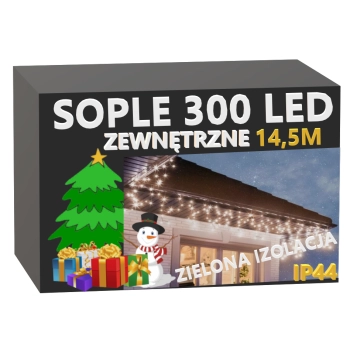 sople 300 led zielony kabel cb 1