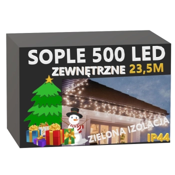 sople 500 led zielony kabel cb 1