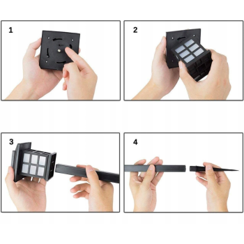 latarenka wbijana solarna led 8